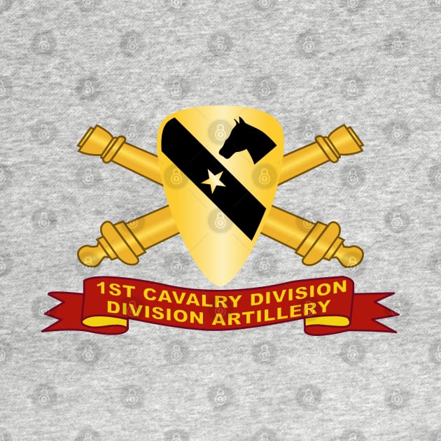 1st Cavalry Division - Division Artillery w Artillery Br - Ribbon by twix123844